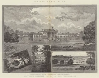 Wentworth Woodhouse, the Seat of Earl Fitzwilliam